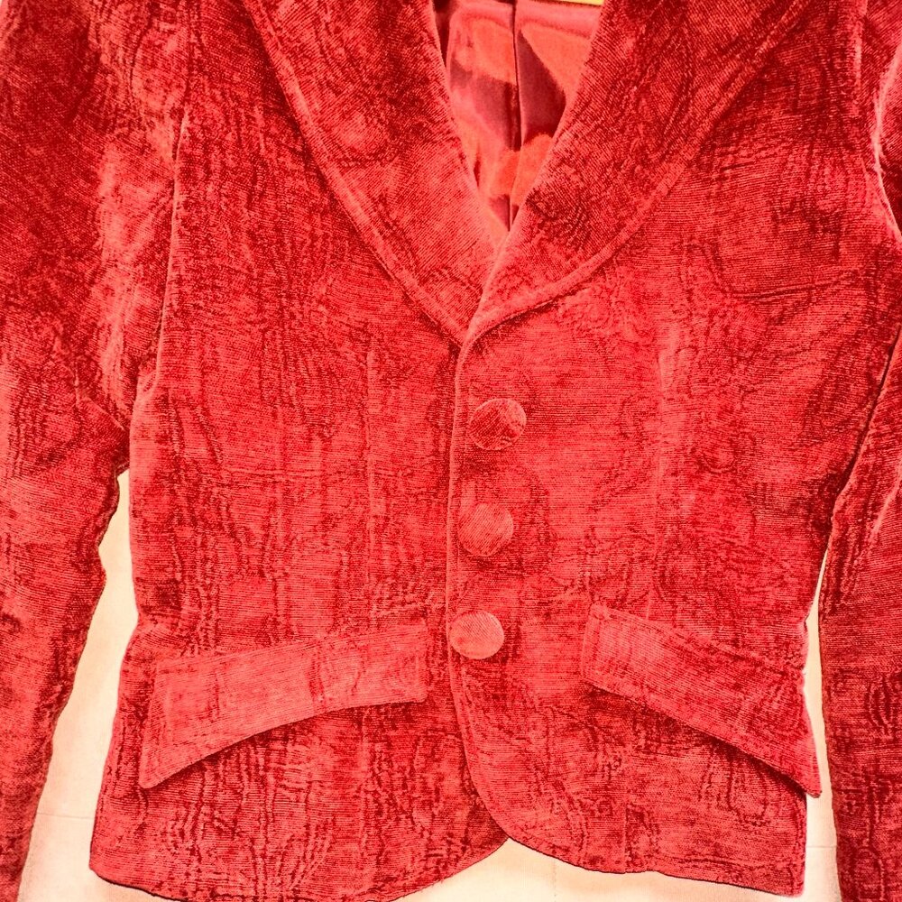 Rustic Orange Blazer - Small - Picture 2 of 4